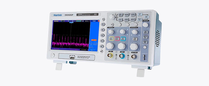 Обзор двухканального осциллографа Hantek DSO5202P с полосой пропускания200 МГц Запоминающий осциллограф Hantek DSO5202P прошивка
