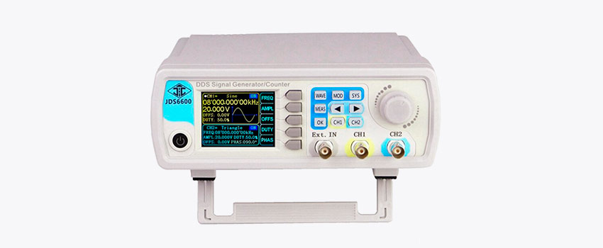 Настольный генератор сигналов JUNCE JDS6600-60M с двумя независимыми выходными каналами Генератор сигналов произвольной формы JUNCE JDS6600-30M