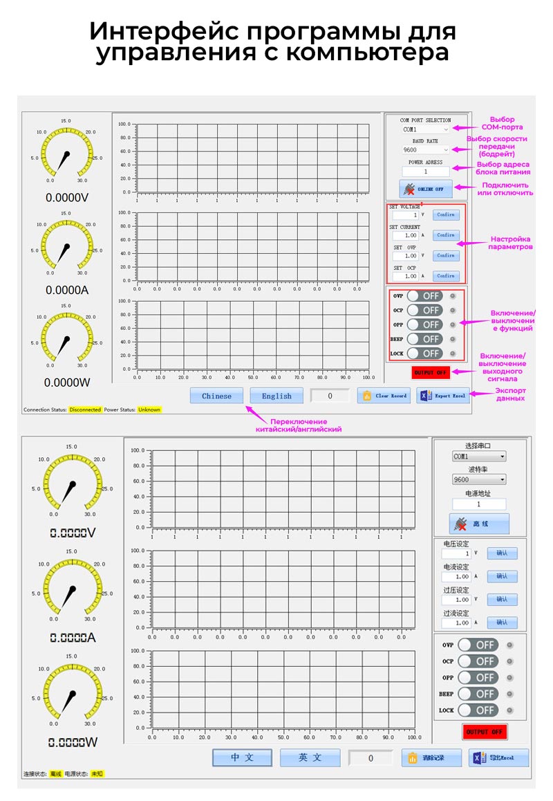 ПО для управления с компьютера