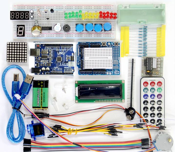 Базовый стартовый набор конструктор для программирования arduino