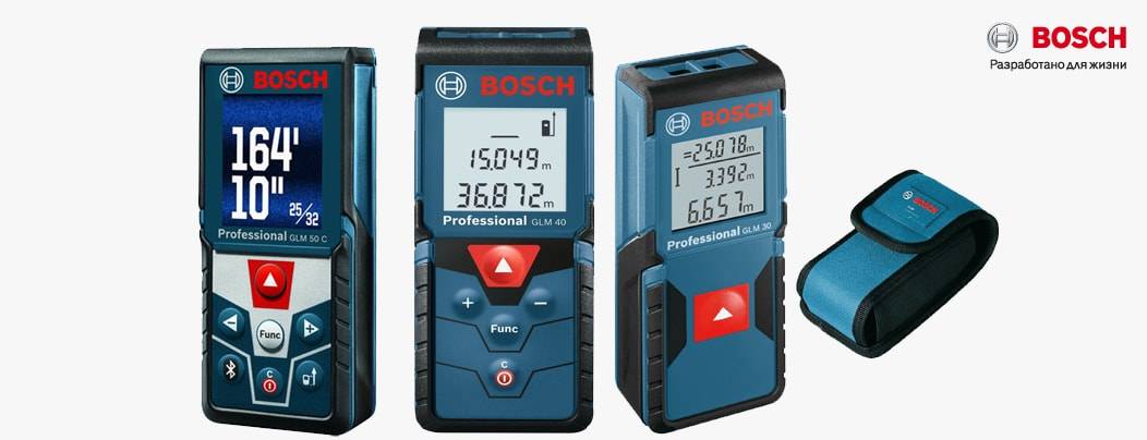 Лазерный дальномер bosch glm серия в магазине рулеток Суперайс Лазерная рулетка Bosch GLM 30 GLM 40 GLM 50 C - качественные дальномеры
