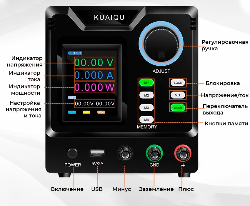 строение блока питания Nice-power SPPS-D3010-232 Купить источник тока Nice-power SPPS-D3010-232 в Суперайс