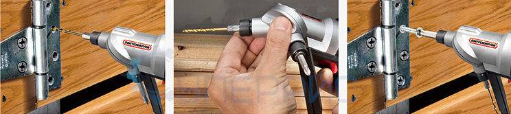 шуруповерт с двумя патронами