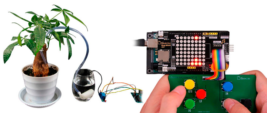 умный полив растений набор умный дом arduino