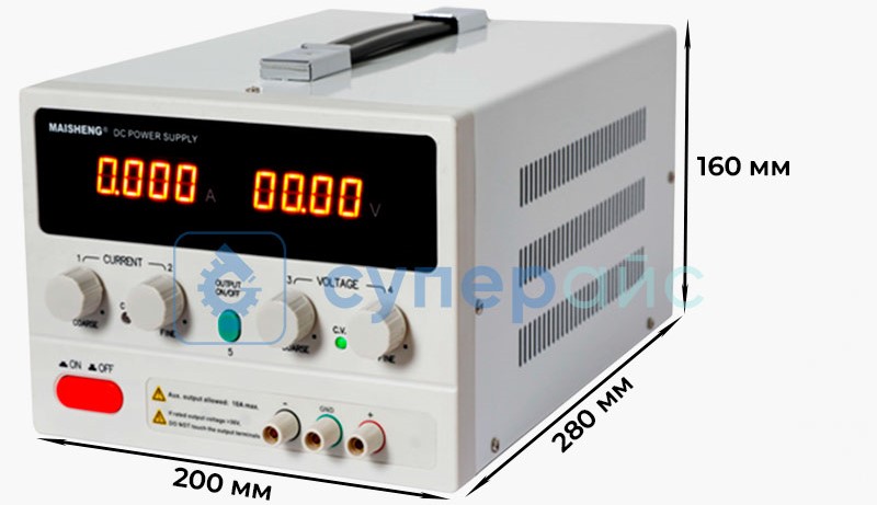 Габариты источника питания MAISHENG MP10015CR2 Блок питания MAISHENG MP10015CR2 купить в Суперайс
