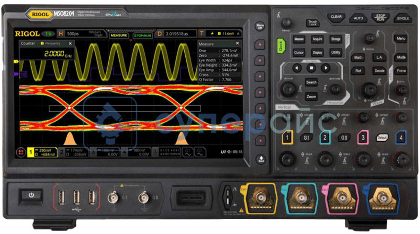 Осциллограф RIGOL MSO8204 заказать онлайн в магазине Суперайс