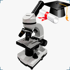Учебный микроскоп SAGA XSP-000 80x–1600x купить по скидке в суперайс