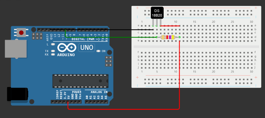 схема соединения платы с arduino