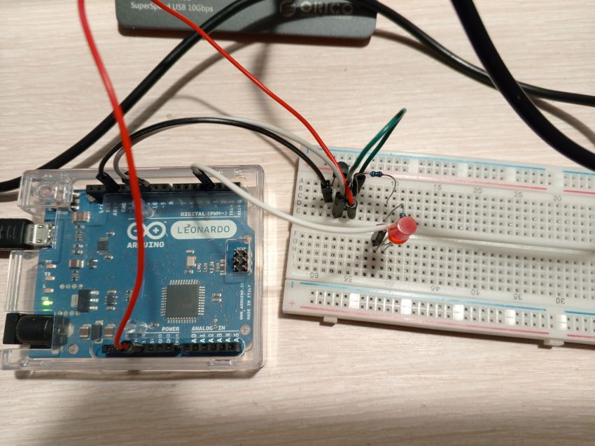 макет с arduino