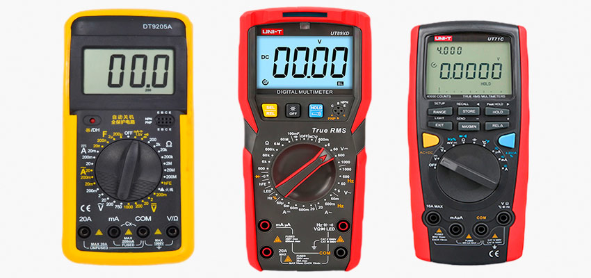 Тестер мультиметр для измерения тока и напряжения