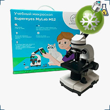 купить Учебный микроскоп Supereyes MyLab M12 с адаптером для смартфона и набором для опытов в суперайс