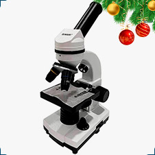Детский микроскоп с набором микропрепаратов 100x-1200x купить в суперайс