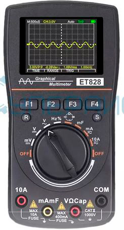 Осциллограф TOOLTOP ET828 с элементами управления