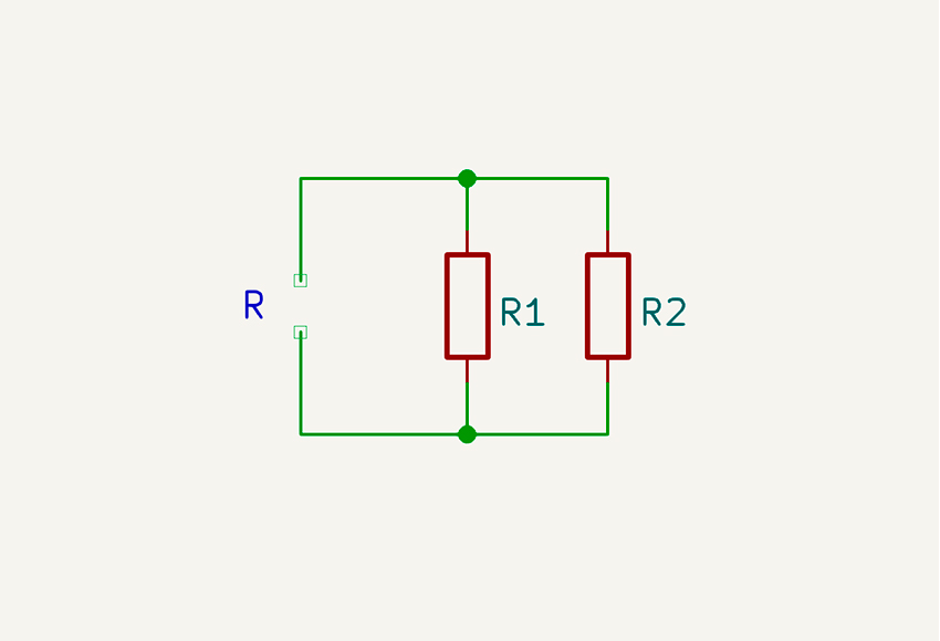 параллельное соединение резисторов формула