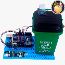 купить мусорный бак Qhebot Robotized Trashcan на новый 2026 год в суперайс