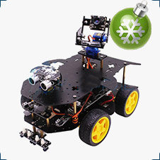 купить Робот-конструктор с камерой Yahboom Raspberry Pi 4 B 4WD smart robot в суперайс