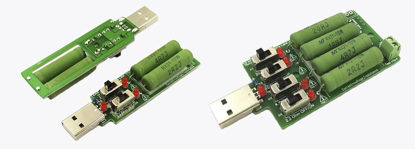 Простые электронные USB нагрузки от JUWEI