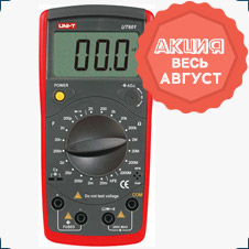 RC метр UT601: скидки в августе на контрольно-измерительные приборы и аксессуары