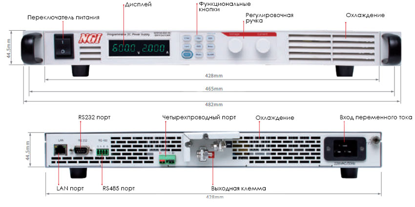 Программируемый источник питания NGI Н39118-600-03 программируемый блок питания