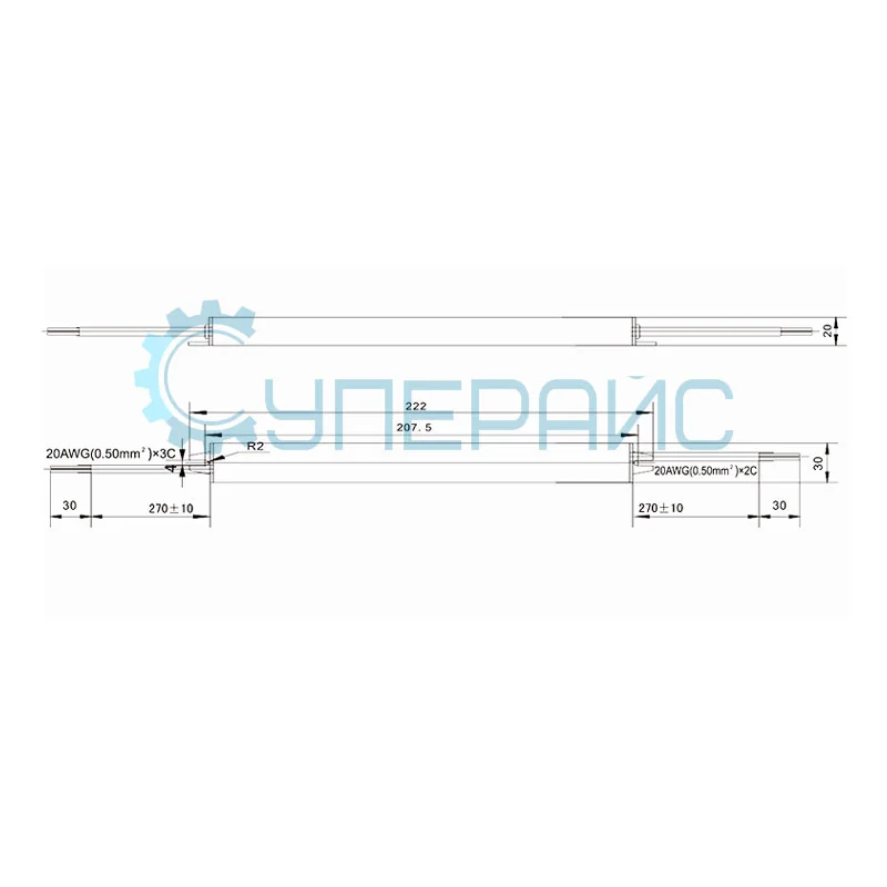 Влагозащищенный блок питания Smun SMV-30-12 (12 В, 2.5 А, 30 Вт) фото 2