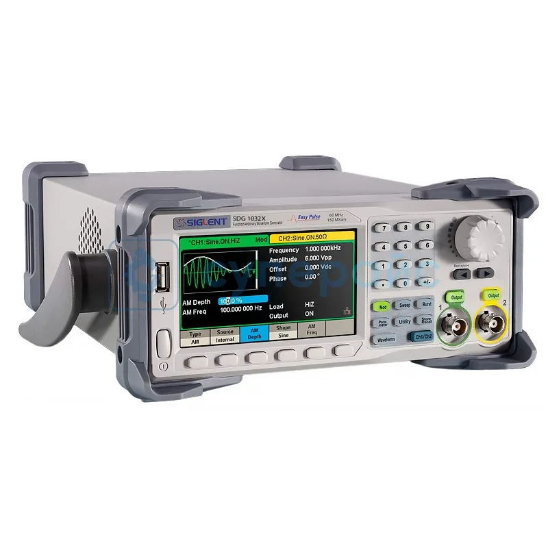 Генератор радиочастотных сигналов Siglent SDG1032X фото 1