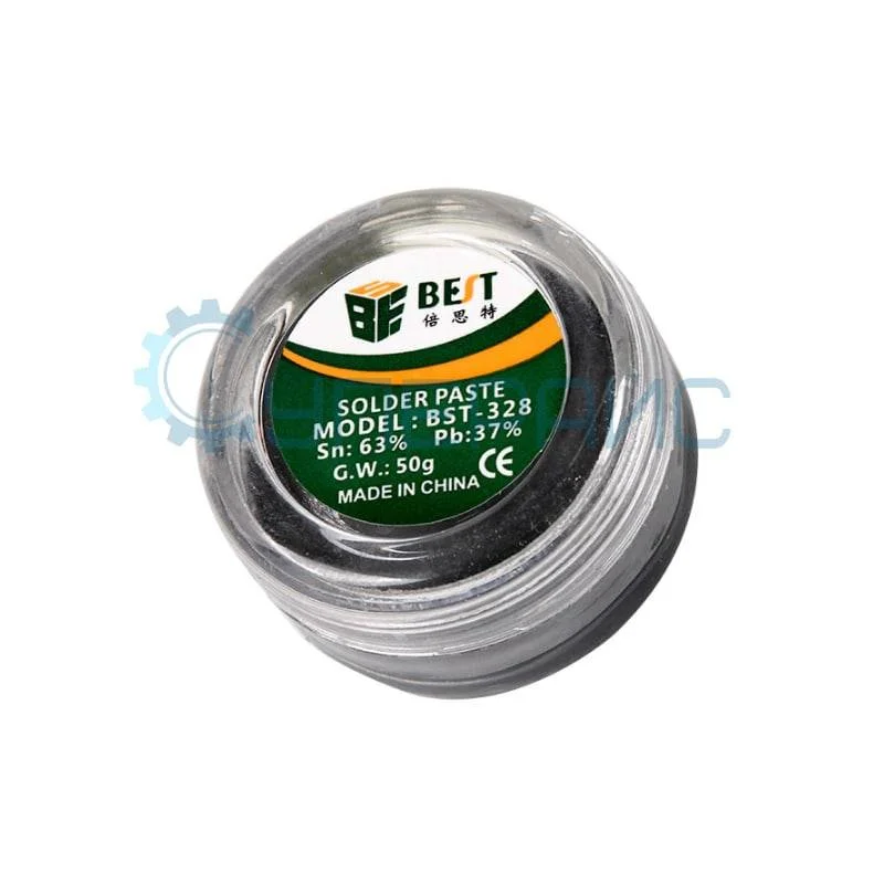 Паяльная паста для BGA BEST BST-328 (50 г, в банке) фото 1