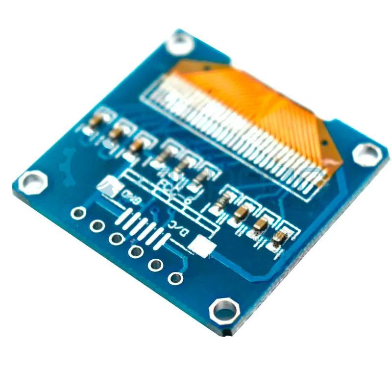 OLED дисплей SPI 0.96 дюймов 128X64 белый 6-пинов (модуль для Arduino) фото 1
