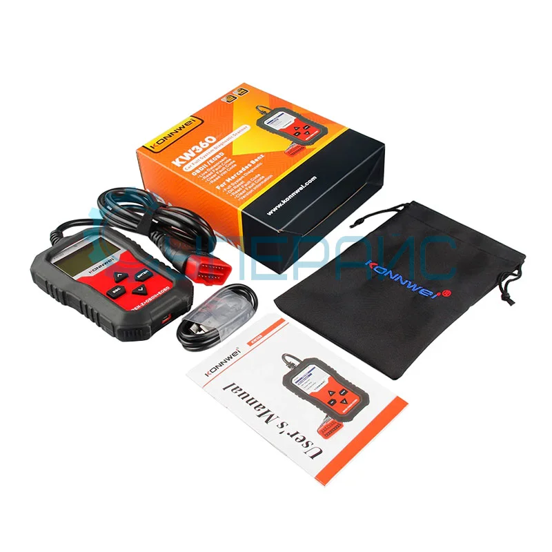 Автодиагностический сканер Konnwei KW360 фото 5