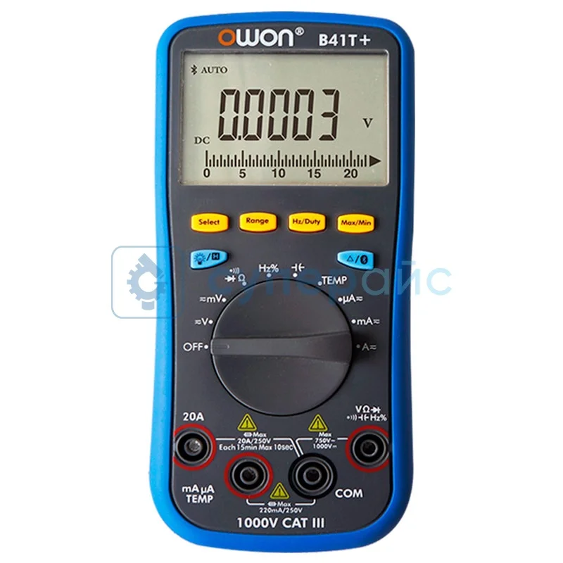 Портативный мультиметр OWON B41T+ 3 в 1 фото 1