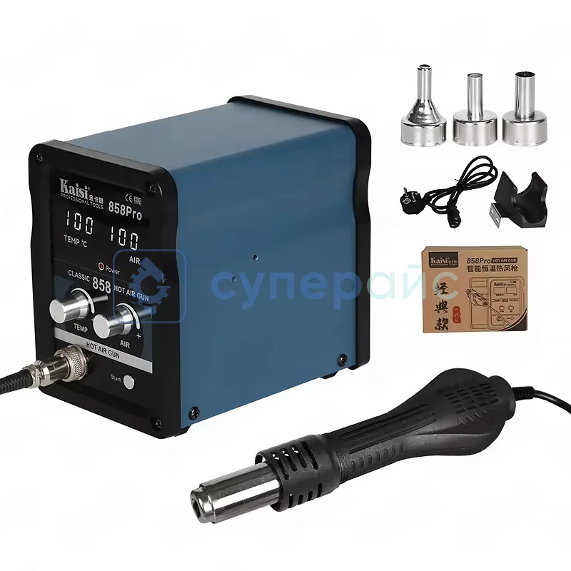 Паяльная станция термовоздушная Kaisi 858Pro фото 2