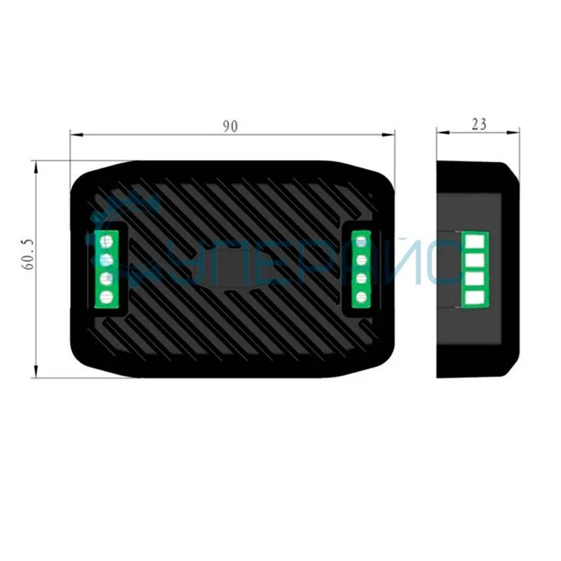 Вольтамперметр Peacefair PZEM-014 с конвертером RS-485 фото 5