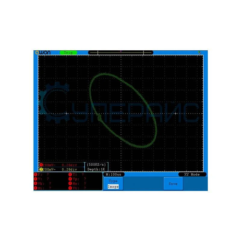 Настольный осциллограф OWON SDS7072 (2 канала, 70 МГц) фото 11