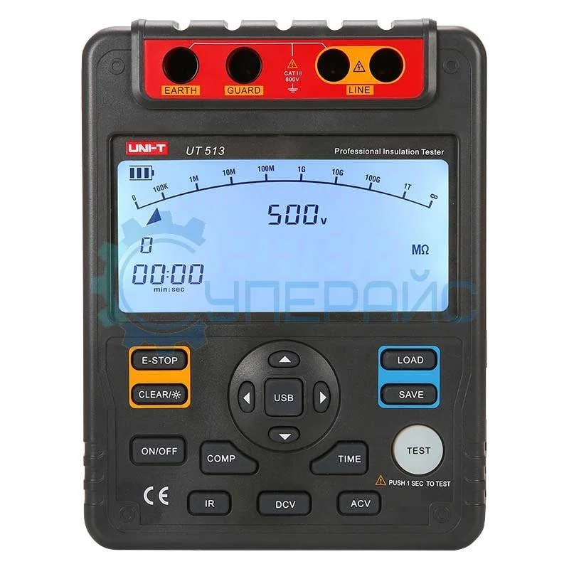 Измеритель сопротивления изоляции UNI-T UT513 фото 1