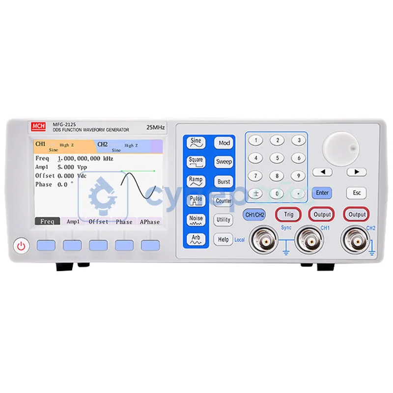 Двухканальный генератор сигнала MCH MFG-2125 фото 1