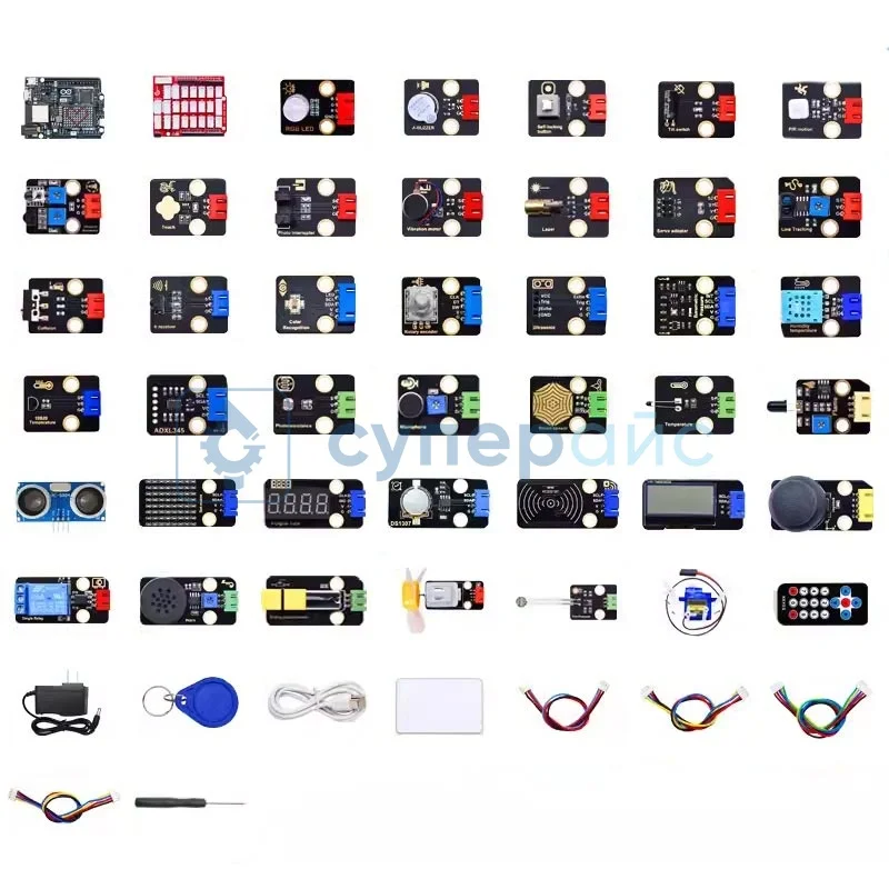 Набор KEYES 37 в 1 на базе Arduino UNO R4 WiFi фото 1