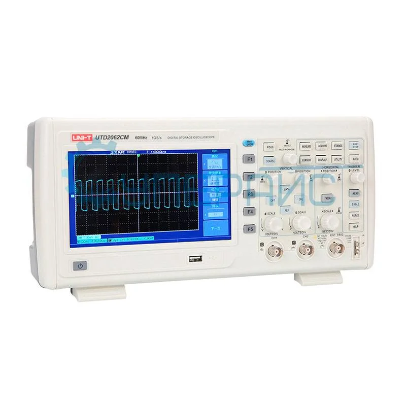 Двухканальный настольный осциллограф UNI-T UTD2062CM (2 канала, 60 МГц) фото 1