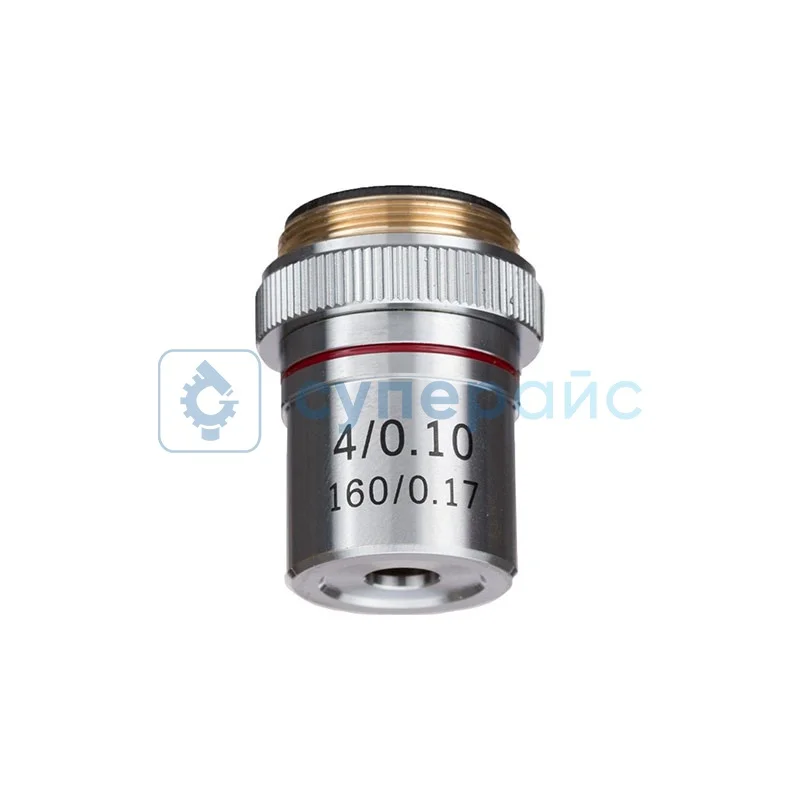 Ахроматический объектив AmScope A4X-YX-V460 для биологических микроскопов фото 1