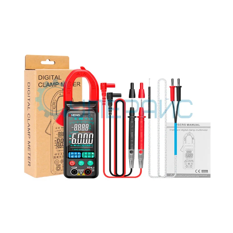 Клещи токоизмерительные цифровые ANENG ST211 фото 1