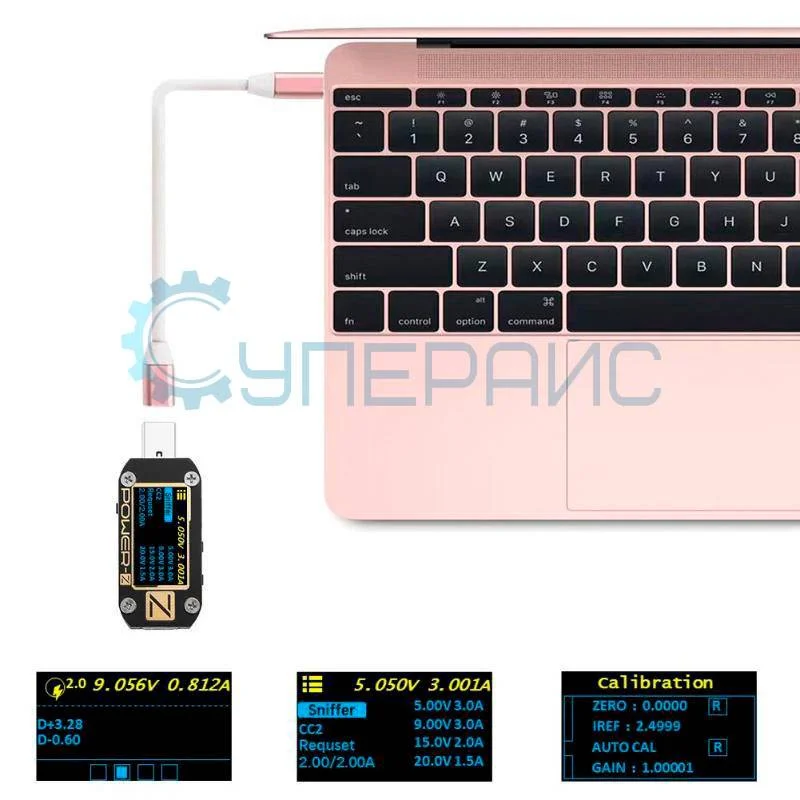 Портативный USB тестер ChargerLAB Power-Z KM001C фото 6