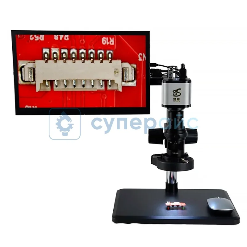 Промышленный микроскоп Bo cheng BC4K-3630E c дисплеем 11,6 дюймов фото 1