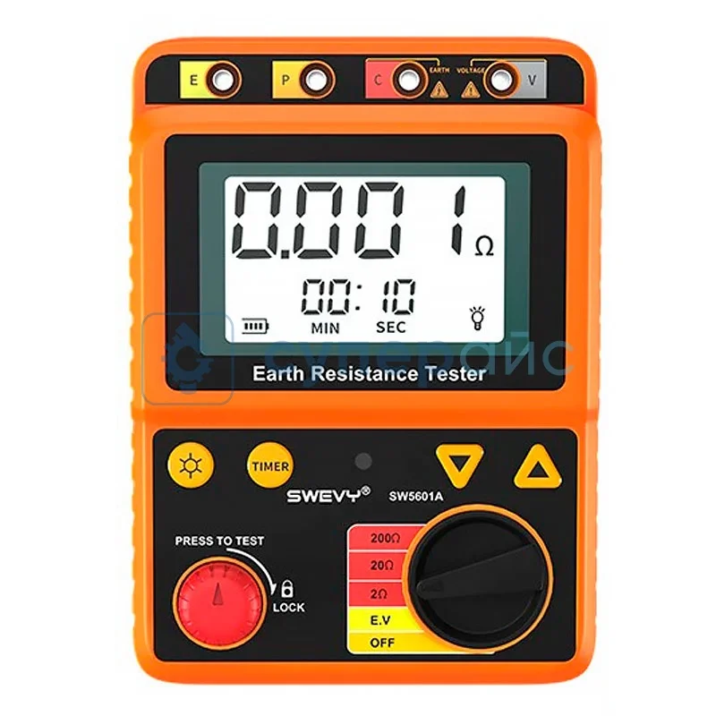 Цифровой измеритель сопротивления заземления SWEVY SW5601A фото 1