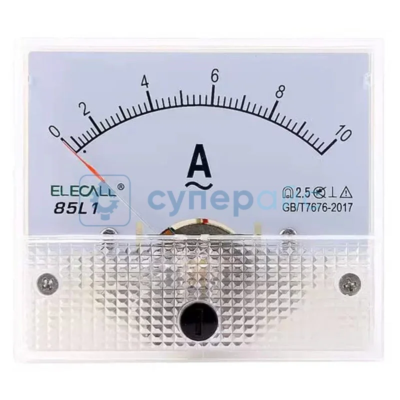 Стрелочный амперметр ELECALL 85L1-10 А фото 1
