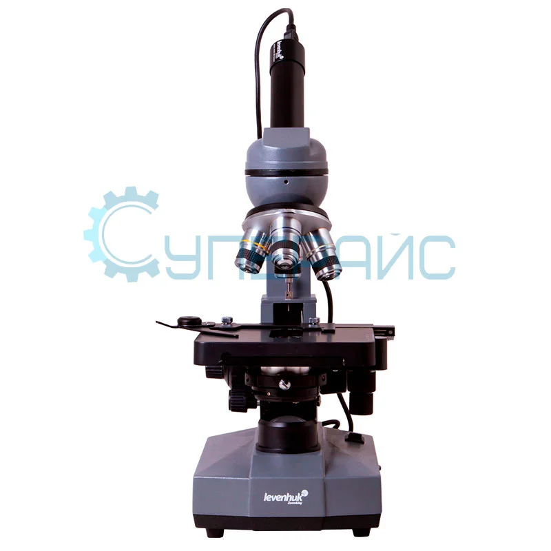 Микроскоп цифровой Levenhuk D320L BASE, 3 Мп, монокулярный фото 1