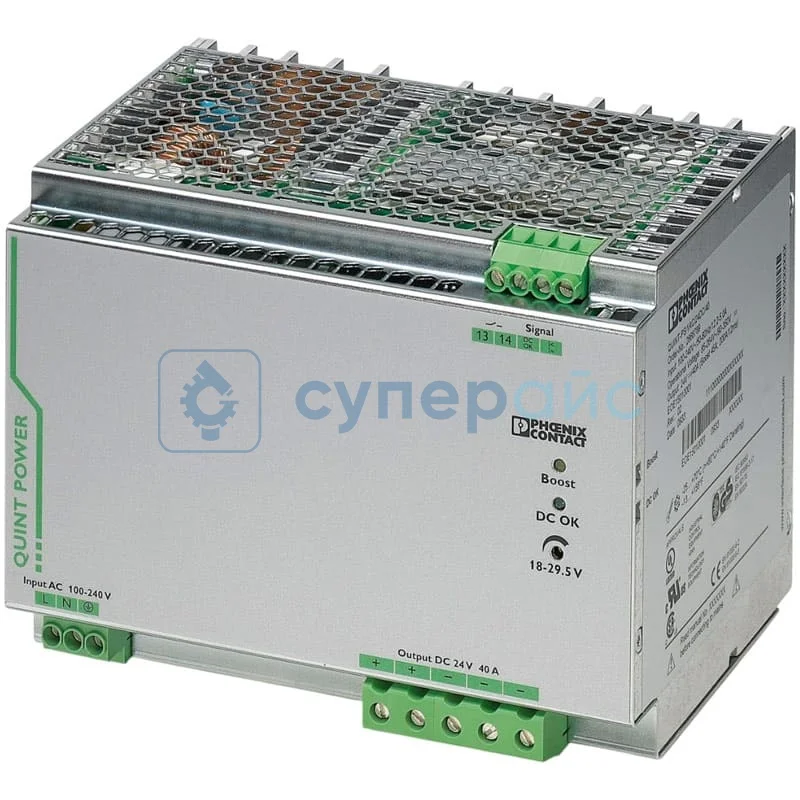 Промышленный источник питания Phoenix QUINT4-PS-1AC-2X15DC-2-PT фото 1