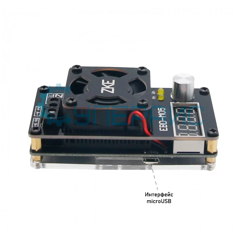 Тестер нагрузки аккумуляторов ZKETECH EBD-M05 фото 5