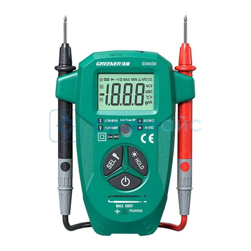 Цифровой мультиметр GREENER 034030 фото 1