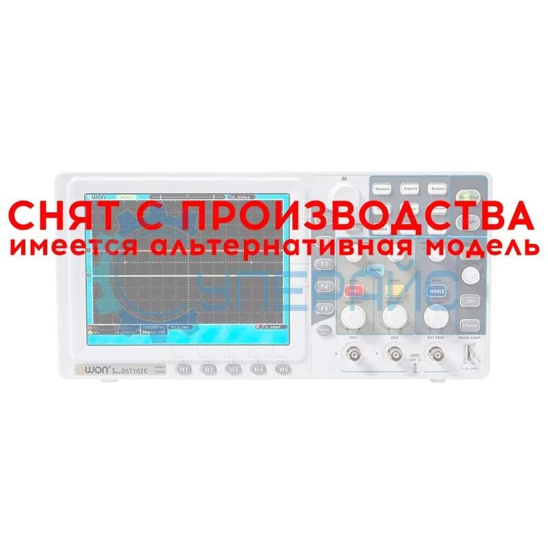Двухканальный цифровой осциллограф OWON SDS7102E (2 канала, 100 МГц) фото 1