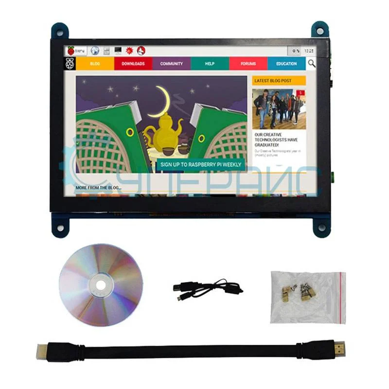 Емкостный сенсорный 5 дюймовый TFT экран для Raspberry Pi фото 7