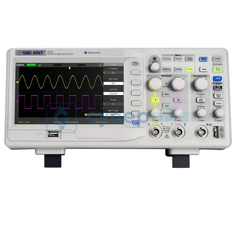 Двухканальный цифровой осциллограф Siglent SDS1202DL+ фото 1