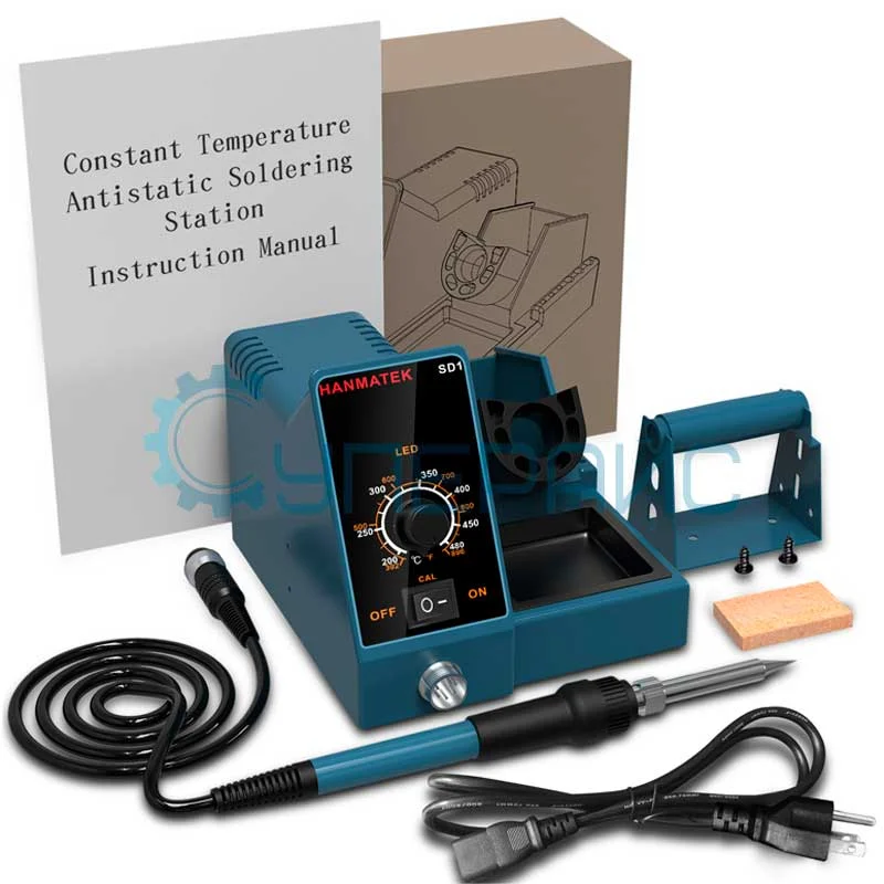 Паяльная станция с регулировкой температуры HANMATEK SD1 фото 1